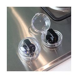 Babyhug Stove Or Oven Knob Cover - White