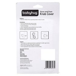 Babyhug Stove Or Oven Knob Cover - White