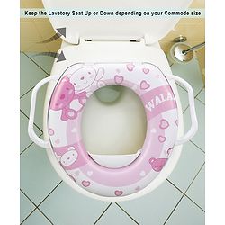 Babyhug Baby Potty Seat Heart print - Pink