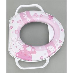 Babyhug Baby Potty Seat Heart print - Pink