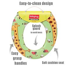 Babyhug Baby Potty Seat Animal Print - Green