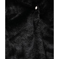 Babyhug Sleeveless Winter Wear Shrug - Black