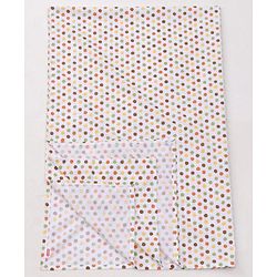 Babyhug Premium Cotton Embroidered Crib Bedding Set Seahorse Theme Large Pack of 6 - Pink