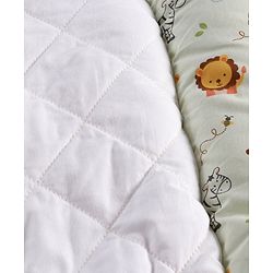 Babyhug Premium Cotton Gadda Set With Mosquito Net Jungle Theme - Multicolor