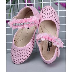Cute Walk by Babyhug Bellies With Studded Beads - Pink