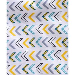 Babyhug Full Sleeves Onesie Abstract Print - Blue