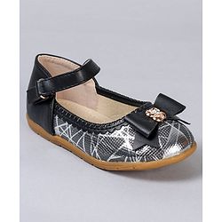 Cute Walk by Babyhug Bellies With Bow Motif - Black