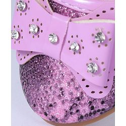 Cute Walk by Babyhug Party Wear Embellished Bellies - Pink