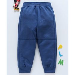 Babyhug Full Length Lounge Pant With Drawstring 2010 Patch - Navy Blue