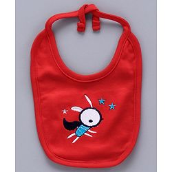 Babyhug Clothing Gift Set Bunny Print Red- 5 Pieces