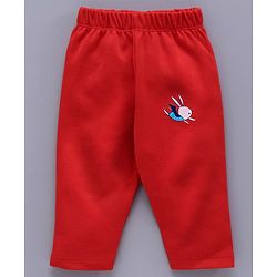 Babyhug Clothing Gift Set Bunny Print Red- 5 Pieces
