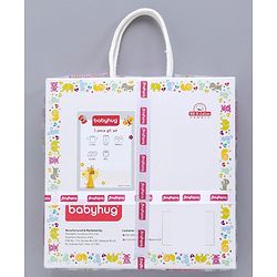 Babyhug Clothing Gift Set Bunny Print Red- 5 Pieces