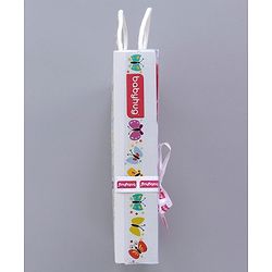 Babyhug Clothing Gift Set Bunny Print Red- 5 Pieces