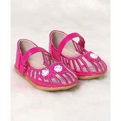 Cute Walk by Babyhug Embellished Bellies - Dark Pink