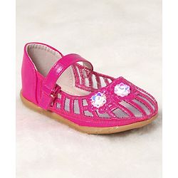 Cute Walk by Babyhug Embellished Bellies - Dark Pink