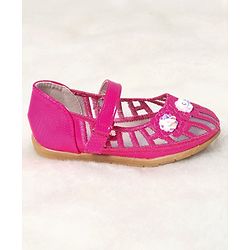 Cute Walk by Babyhug Embellished Bellies - Dark Pink