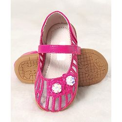 Cute Walk by Babyhug Embellished Bellies - Dark Pink
