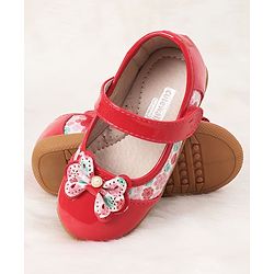 Cute Walk by Babyhug Bellies Bow With Motif - Red