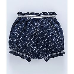 Babyhug Printed Cotton Bloomers Pack of 2 - Fuchsia Navy Blue