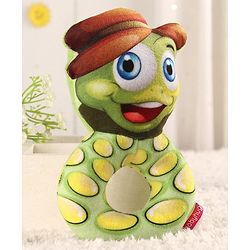 Babyhug Snake Face Rattle With Sound - Green