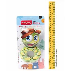 Babyhug Snake Face Rattle With Sound - Green