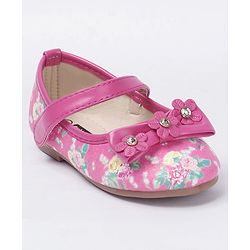 Cute Walk by Babyhug Bellies Floral & Bow Motif - Pink