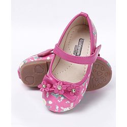 Cute Walk by Babyhug Bellies Floral & Bow Motif - Pink