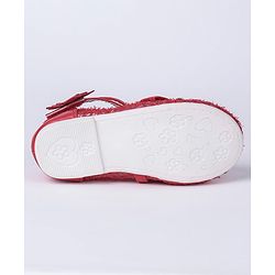 Cute Walk by Babyhug Bellies Bow Applique - Red