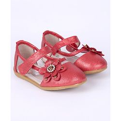 Cute Walk by Babyhug Bellies Floral Motif - Red