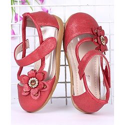 Cute Walk by Babyhug Bellies Floral Motif - Red