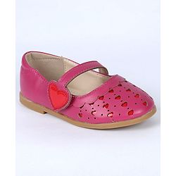 Cute Walk by Babyhug Bellies Heart Design - Dark Pink