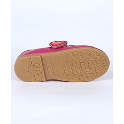 Cute Walk by Babyhug Bellies Heart Design - Dark Pink