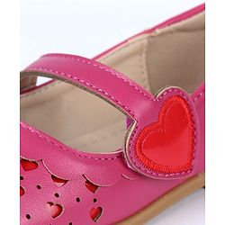 Cute Walk by Babyhug Bellies Heart Design - Dark Pink