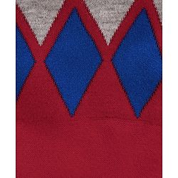Babyhug Full Sleeves Sweater Diamond Design - Red