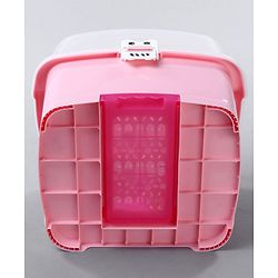 Babyhug 2 in 1 Bottle Drying Rack with Storage Box - Pink (Print May Vary)