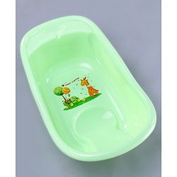 Babyhug Medium Size Bath Tub (Print May Vary) - Green