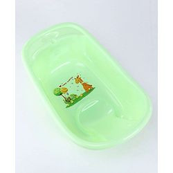 Babyhug Medium Size Bath Tub (Print May Vary) - Green