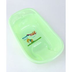 Babyhug Medium Size Bath Tub (Print May Vary) - Green