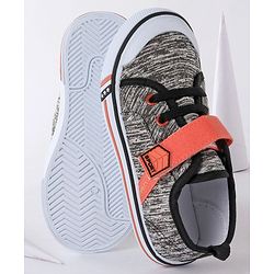 Cute Walk by Babyhug Canvas Shoes - Black - 28 Black
