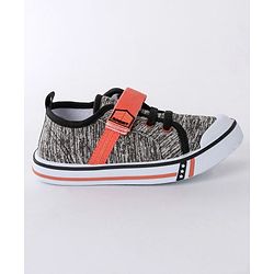 Cute Walk by Babyhug Canvas Shoes - Black - 28 Black