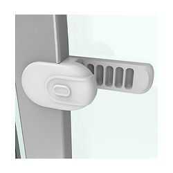 Babyhug Mirror Slide Lock - White