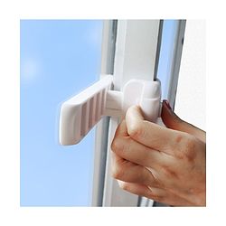 Babyhug Mirror Slide Lock - White
