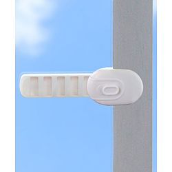 Babyhug Mirror Slide Lock - White
