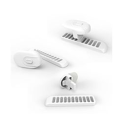 Babyhug Mirror Slide Lock - White