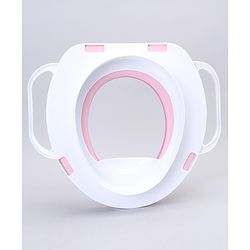 Babyhug Soft Potty Seat With Handle Bear Print - Pink