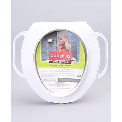 Babyhug Soft Potty Seat With Handle Bear Print - Pink