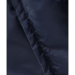 Babyhug Full Sleeves Hooded Winter Jacket - Yellow Navy Blue