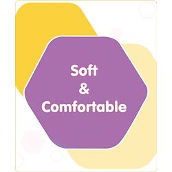Babyhug Advanced Pant Style Diapers New Born (NB) Size - 64 Pieces, Honeycomb Technology, Cottony Soft Diaper with 3D Leak Guard, Latex & Alcohol Free, Anti-rash & Gentle