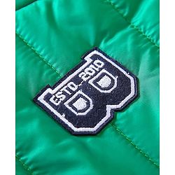 Babyhug Full Sleeves Hooded Jacket - Green
