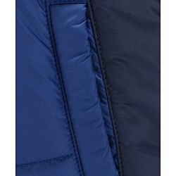 Babyhug Full Sleeves Hooded Winter Jacket - Navy Blue